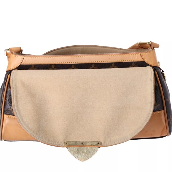 Louis Vuitton Beverly MM Monogram Handbag M40121 Brown Flap Shoulder Bag - Picture 16 of 16